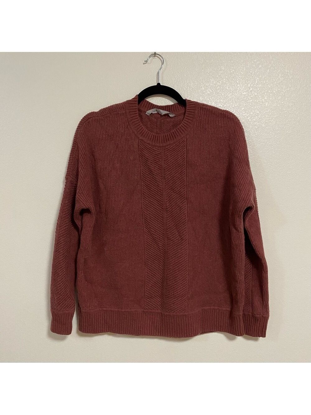 Athleta Sweater Women’s Size Small Rust Wool Cashmere Blend Sweater